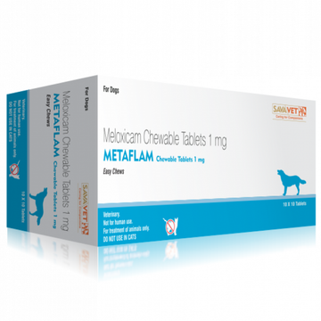 Savavet Metaflam (Meloxicam) Dog Tablet (pack of 10 tablets)