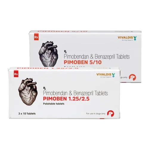 Vivaldis Pimoben 5/10mg (pimobendan & benazepril) Tablet for Dogs Dogs-Pharmacy Vivaldis Pharmacy