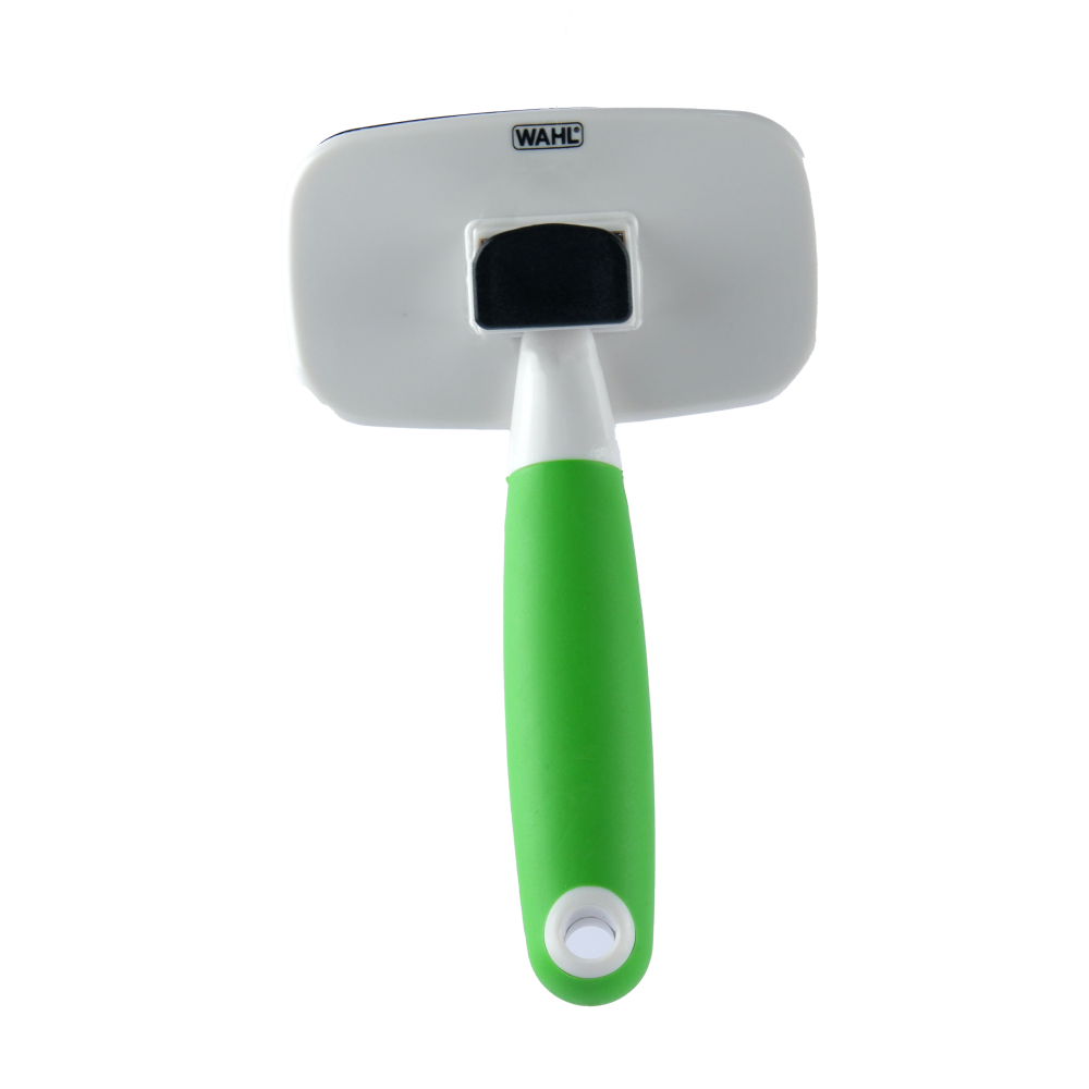 Wahl Self Cleaning Slicker Brush for Pets (Green) Both-Grooming Supplies Wahl