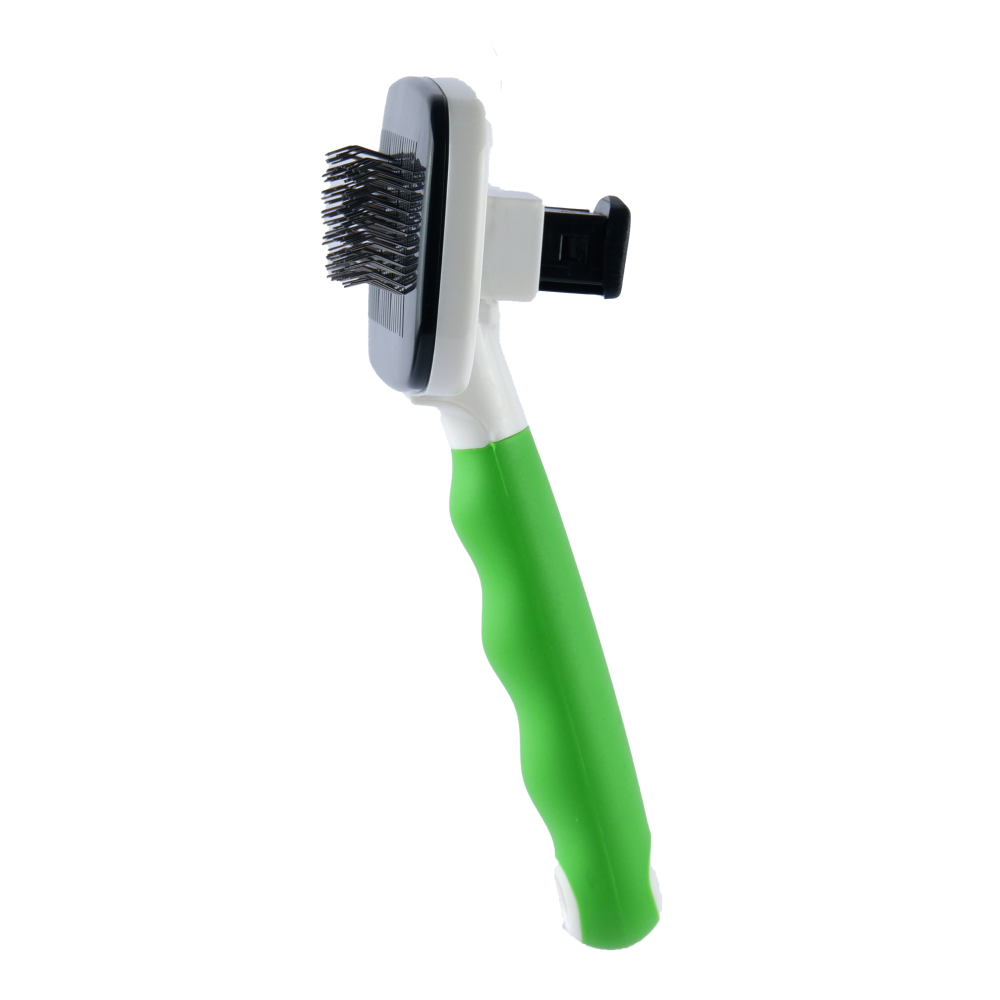 Wahl Self Cleaning Slicker Brush for Pets (Green) Both-Grooming Supplies Wahl