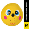 Trixie Animal Faces Latex Ball Toy for Dogs (Yellow) Dogs-Toys Trixie