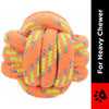 Trixie Rope Ball Toy for Dogs (Orange) Dogs-Toys Trixie