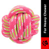 Trixie Rope Ball Toy for Dogs (Pink) Dogs-Toys Trixie