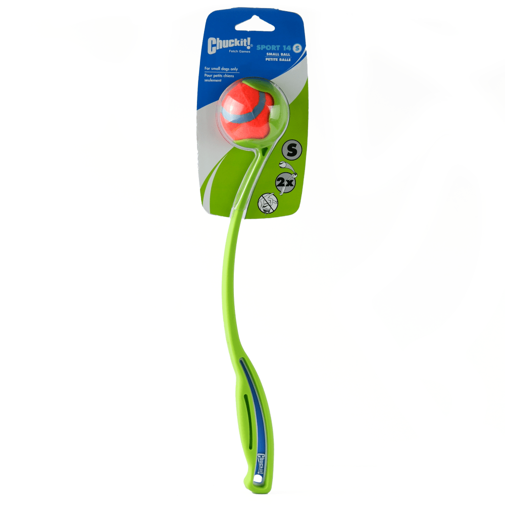 Chip Chops Chicken & Codfish Sandwich Treats & Chuckit! Sport 14 S Ball Launcher Toy Combo for Dogs Exclusive Combo Exclusive Combo