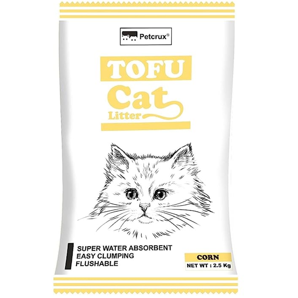 Petcrux Exclusive Organic Tofu Corn Scented Cat Litter