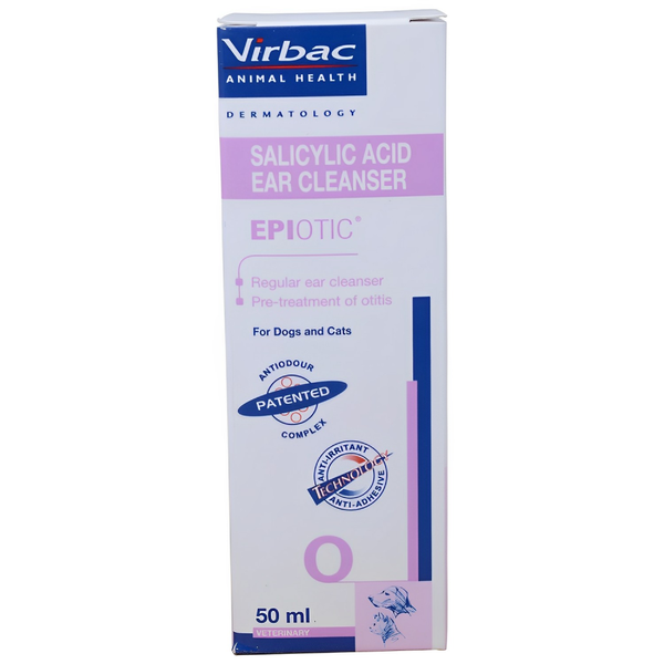 Intas Pomisol Ear Drops (15ml) and Virbac Epiotic Ear Cleanser for Dogs & Cats (50ml) Combo