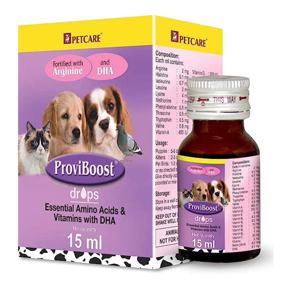 Petcare Proviboost drops Multi Vitamin Supplement for Puppies and Kitten (15ml)