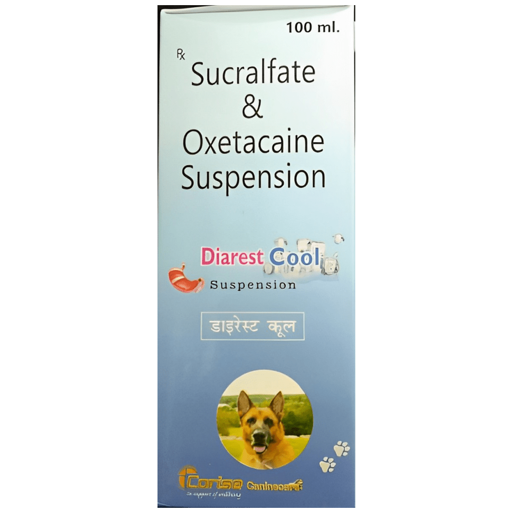 Royal Canin Veterinary Diet Gastrointestinal Dog Wet Food (400g) and Corise Diarest Cool Syrup (Sucralfate & Oxetacaine) (100ml) Combo Dogs-Pharmacy Exclusive Combo