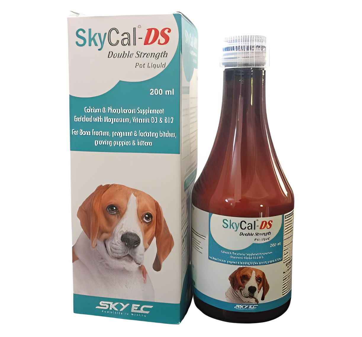 Skyec Sky Cal Pet DS Calcium Supplement for Dogs and Cats (200ml)