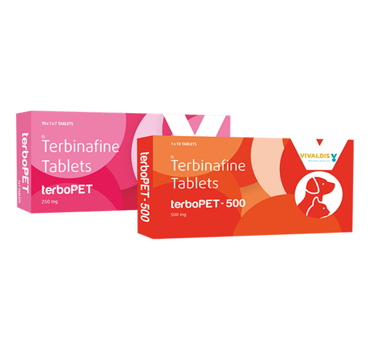 Vivaldis Terbopet 500mg (Terbinafine) Tablet for Dogs & Cats (Strip of 10 tablets)