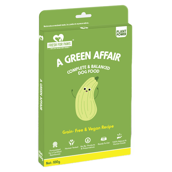 Fresh For Paws A Green Affair Grain Free & Vegan Dog Wet Food (300g)