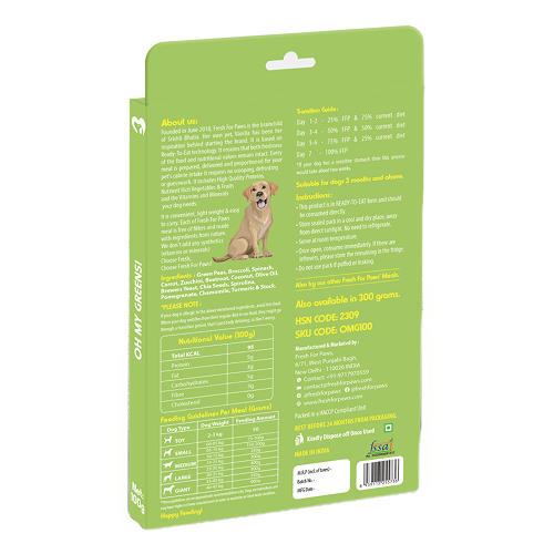 Fresh For Paws A Green Affair Grain Free & Vegan and Go Go Cottage Cheese and Oh My Greens Dog Wet Food Combo