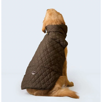 Petsnugs Quilted Jacket for Dogs and Cats (Olive Green)