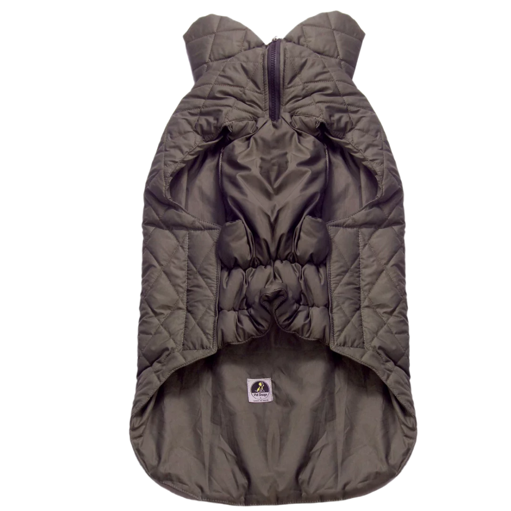 Petsnugs Quilted Jacket for Dogs and Cats (Olive Green) Both-Clothing & Accessories Petsnugs Dropship