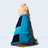 Petsnugs Half Cable Half Fully Fashion Sweater for Dogs and Cats (Blue/Black) Both-Clothing & Accessories Petsnugs Dropship L