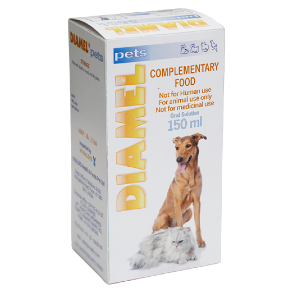 Vivaldis Diamel Syrup (150ml) for Diabetes in Dogs and Cats Both-Pharmacy Vivaldis Pharmacy 150mL