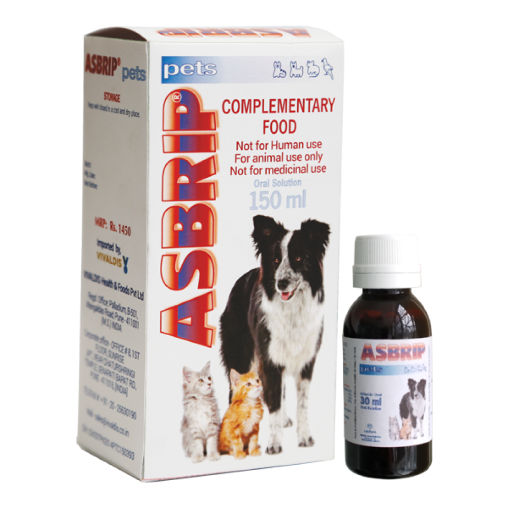 Vivaldis Asbrip Cough Syrup for Dogs and Cats Both-Pharmacy Vivaldis Pharmacy 150mL