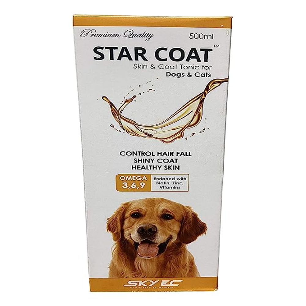 Skyec Star Coat Omega 3 + 6 Syrup for Dogs and Cats