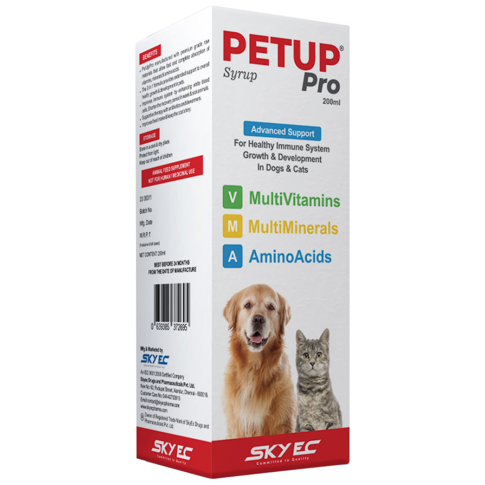 Skyec Petup Multi Vitamin Supplement for Dogs and Cats