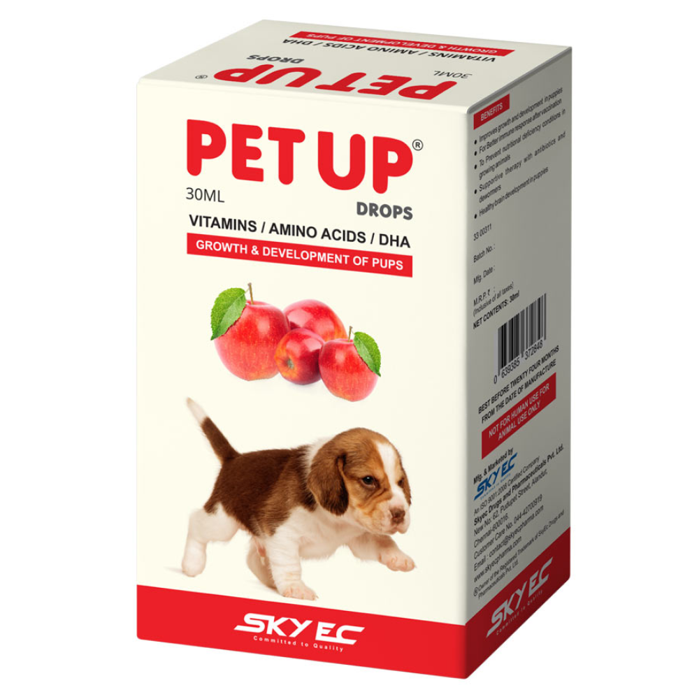 Skyec Petup Drops Multi Vitamin Supplement for Puppies and Kitten (30ml)