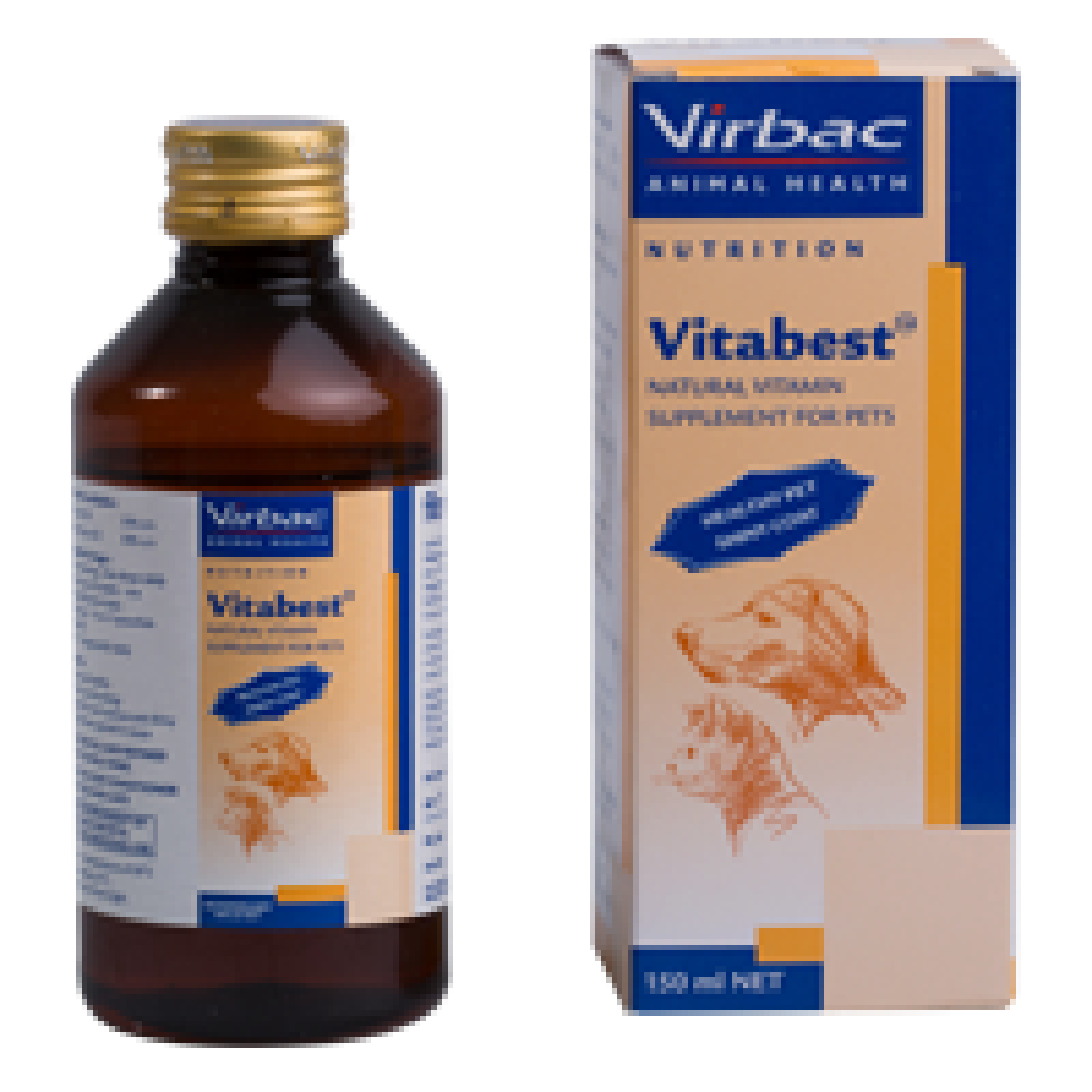 Virbac Vitabest Multi Vitamin Supplement for Dogs and Cats