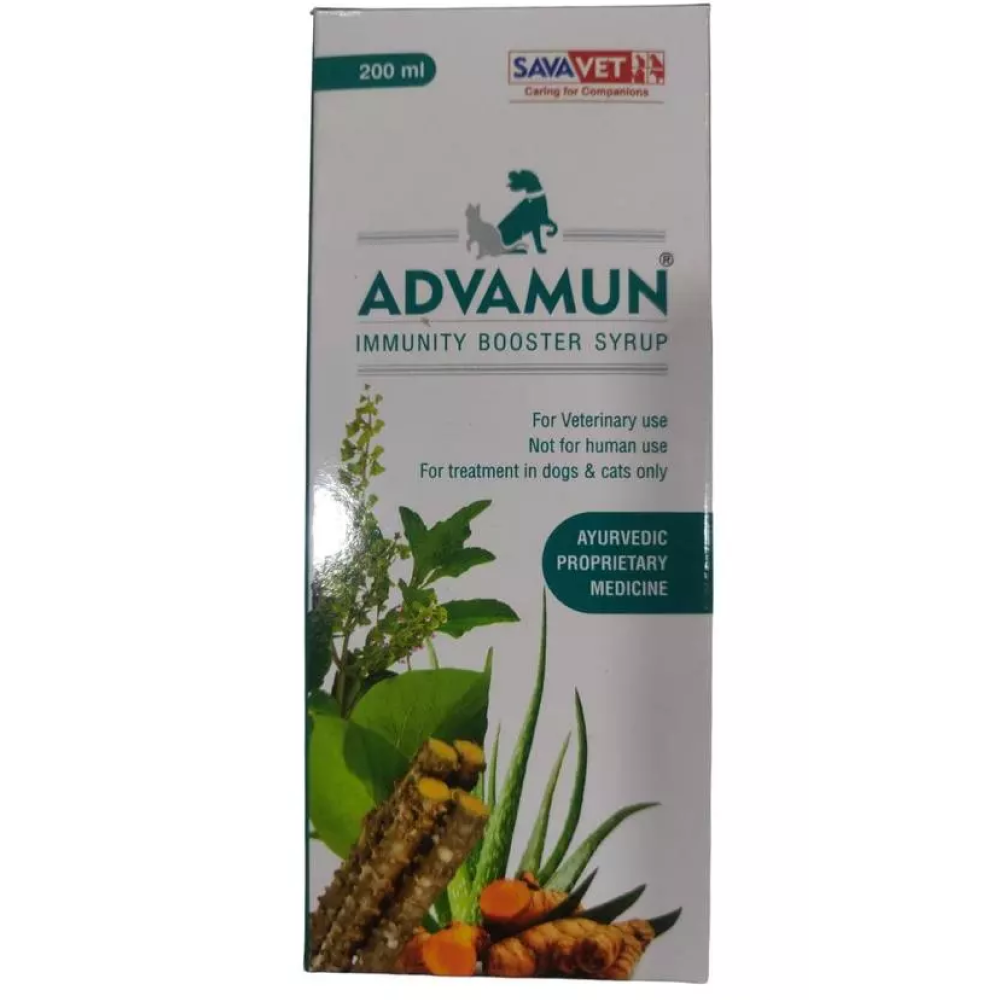 Savavet Advamun Immunity Booster Syrup for Dogs & Cats (200ml) Both-Pharmacy Savavet Pharmacy 200ml