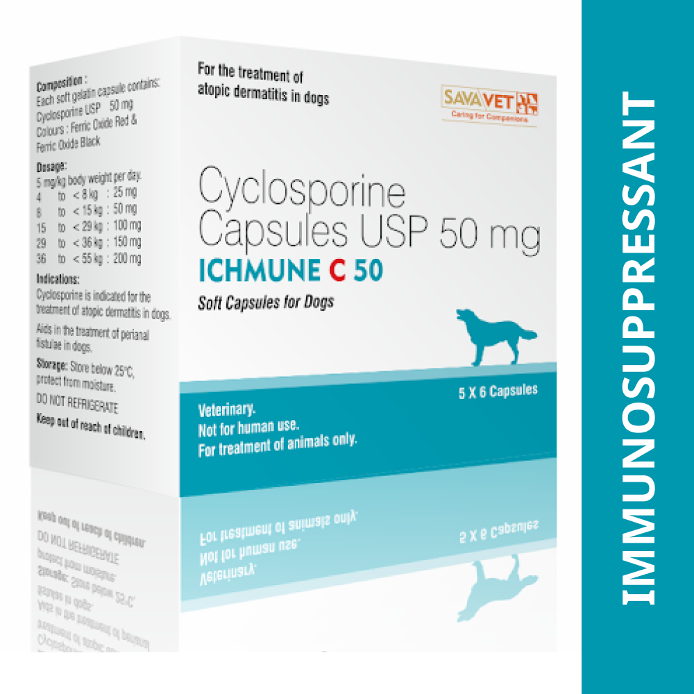 Savavet Ichmune C (Cyclosporine) Tablet for Dogs (pack of 6 tablets)