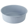Pawpourri Premium Chevron Emboss Bowl for Dogs and Cats (Grey) Both-Bowls & Feeders Pawpourri Dropship 1800mL