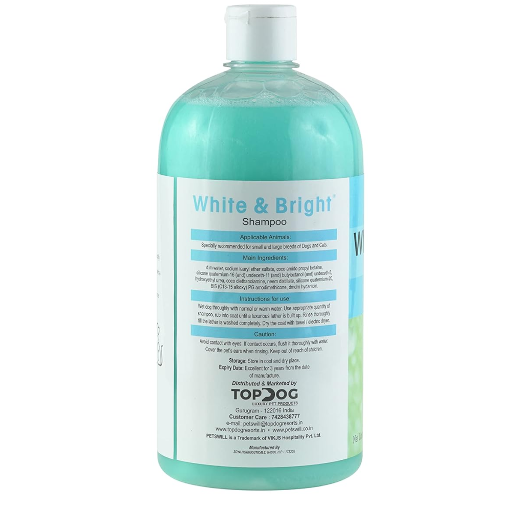 Petswill White & Bright Shampoo for Dogs and Cats