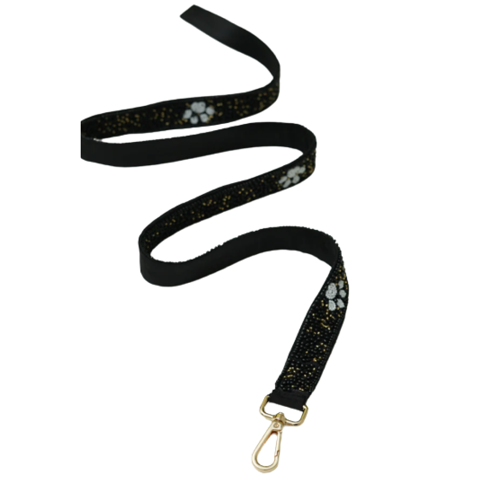 Floof & Co Paw Cocktail Leash & Collar (Blue & White) Dogs-Collar, Leashes, harnesses Floof & Co Dropship
