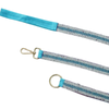 Floof & Co Cyan Pearl Leash & Collar (Blue) Dogs-Collar, Leashes, harnesses Floof & Co Dropship
