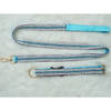 Floof & Co Cyan Pearl Leash & Collar (Blue) Dogs-Collar, Leashes, harnesses Floof & Co Dropship