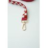 Floof & Co Checkered Leash & Collar (Red & White) Dogs-Collar, Leashes, harnesses Floof & Co Dropship