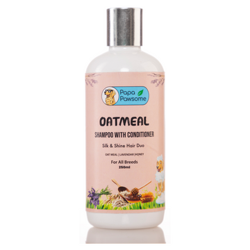 Papa Pawsome Oatmeal Shampoo with Conditioner for Dogs