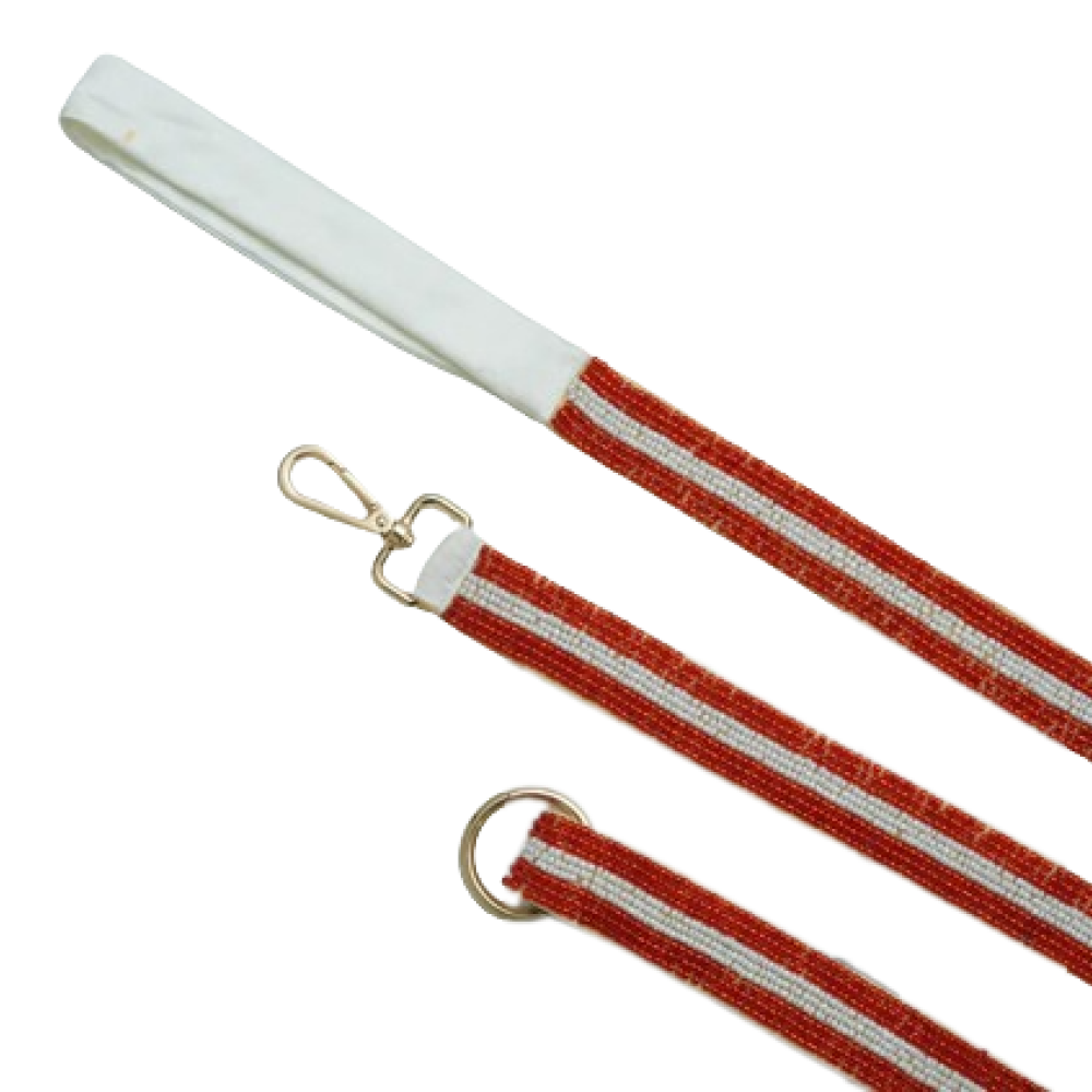 Floof & Co Paw Ruby Pearl Leash & Collar (Red) Dogs-Collar, Leashes, harnesses Floof & Co Dropship