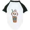The Papaw Cartel Puppacino Dog Tshirt for Dogs (White/Olive/Green)