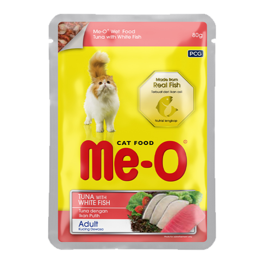 Me O Tuna & White Fish In Jelly Adult Cat Wet Food Cats-Wet Food Me O