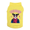 The Papaw Cartel I AM My Own Muse Turtle Neck Tshirt for Dogs (Yellow) Dogs-Clothing & Accessories The Papaw Cartel Dropship S