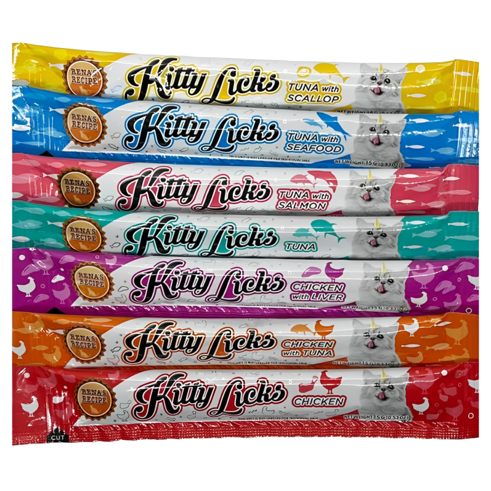 Kitty Licks 7 in 1 Assorted Flavours Cat Treats