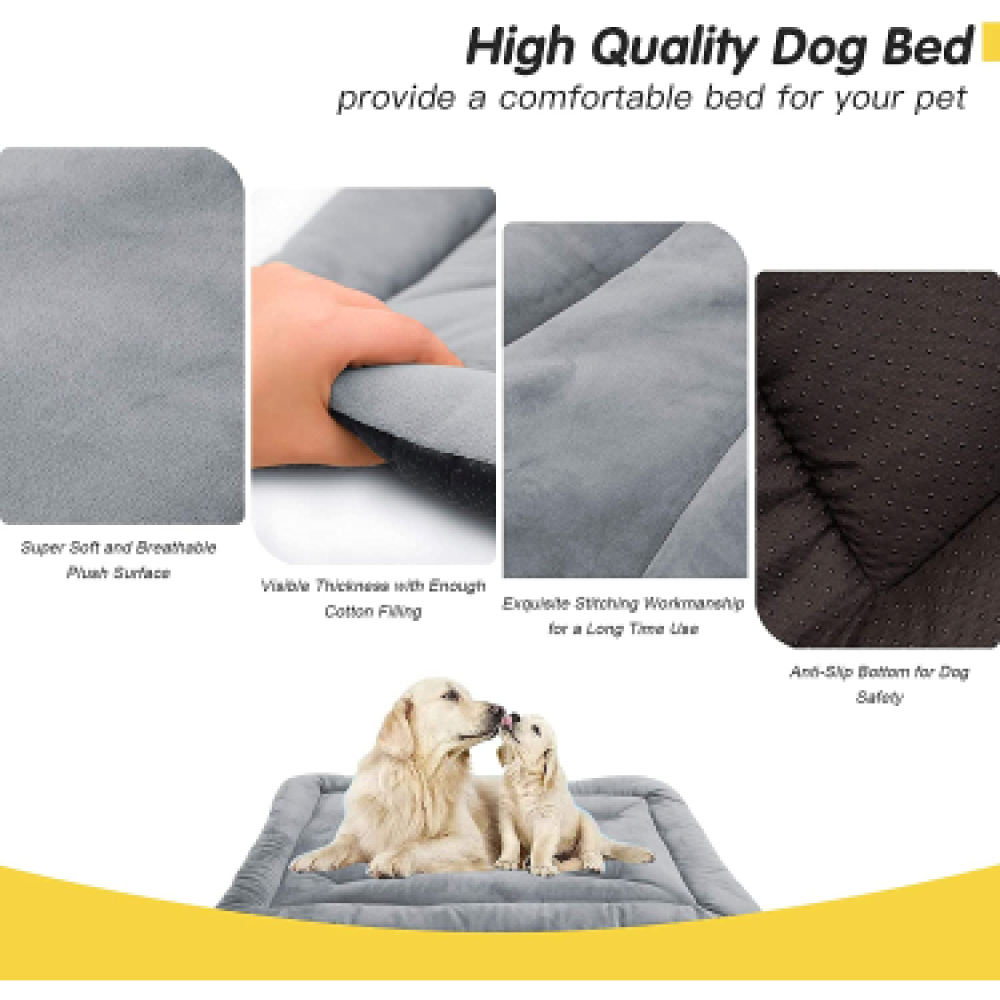 Royal Pets Cart Reversible Matt Bed for Dogs and Cats (Grey)