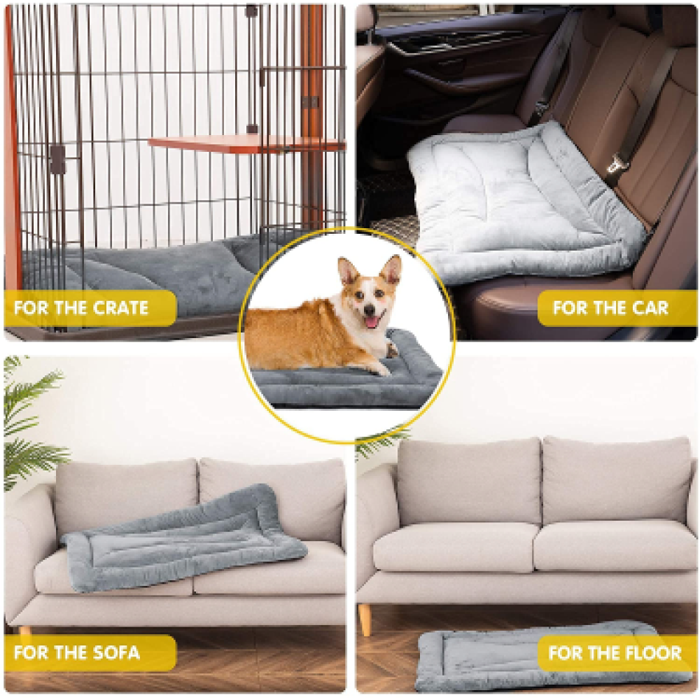 Royal Pets Cart Reversible Matt Bed for Dogs and Cats (Grey)