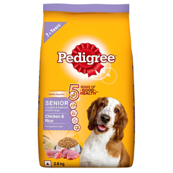 Pedigree Chicken & Rice Senior (7+ Years) Dog Dry Food