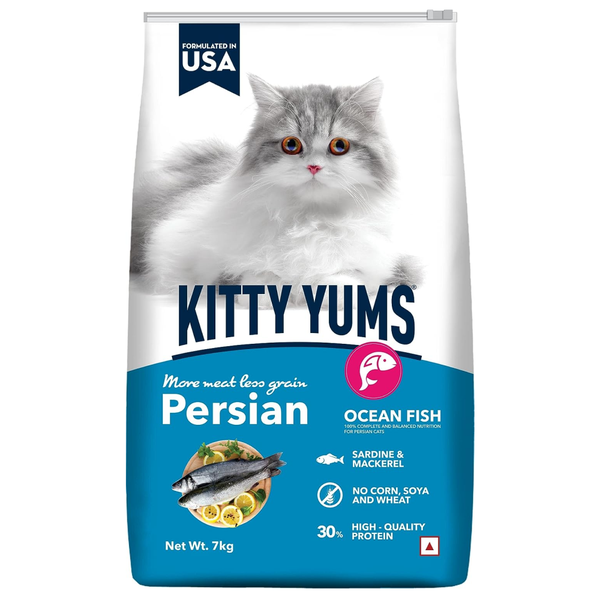 Kitty Yums Ocean Fish Persian Cat Dry Food