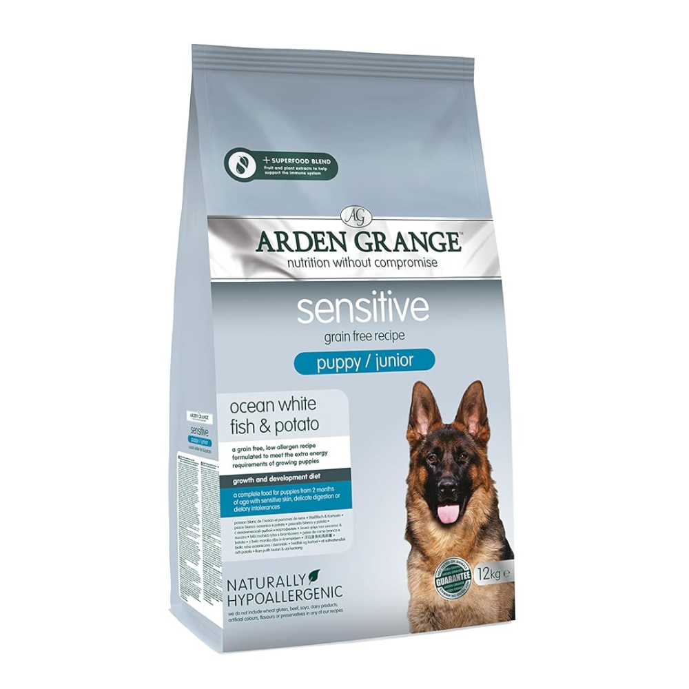 Arden Grange Ocean White Fish & Potato Sensitive Puppy/Junior Dog Dry Food