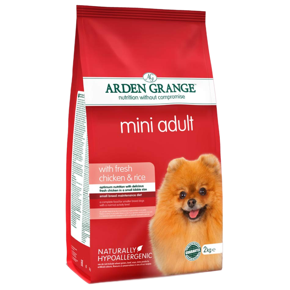 Arden Grange Mini Adult Dog Dry Food | Chicken & Rice Dogs- Dry Food Arden Grange 2kg