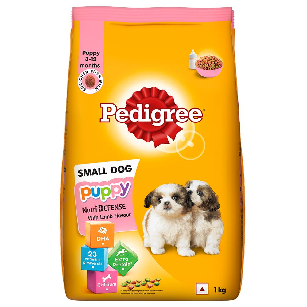 Buy Pedigree Lamb Milk Small Puppy Dry Dog Food Online Supertails