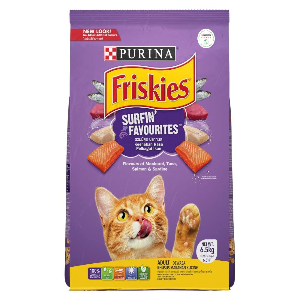 Purnia Friskies Surfin Favourites Adult Cat Dry Food Cats- Dry food Friskies 7kg