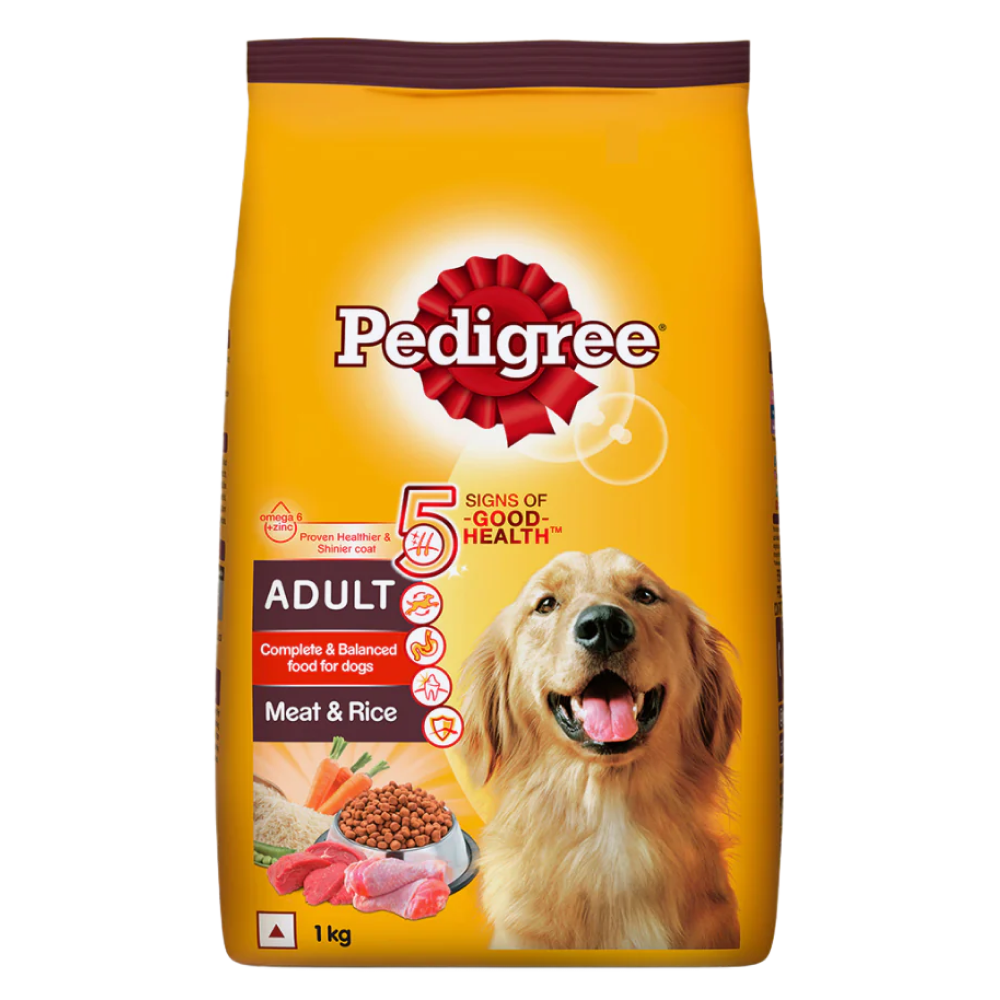 Pedigree Meat & Rice Adult Dog Dry Food