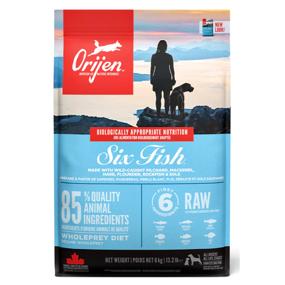 Orijen Six Fish Dog Dry Food (All Breeds & Ages)