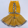 Pawgypets Pleaty Lehenga for Dogs and Cats (Yellow) Both-Clothing & Accessories Pawgypets Dropship